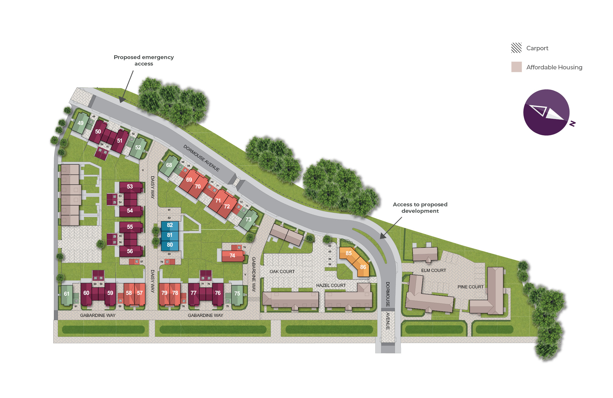 Vyne Park site plan