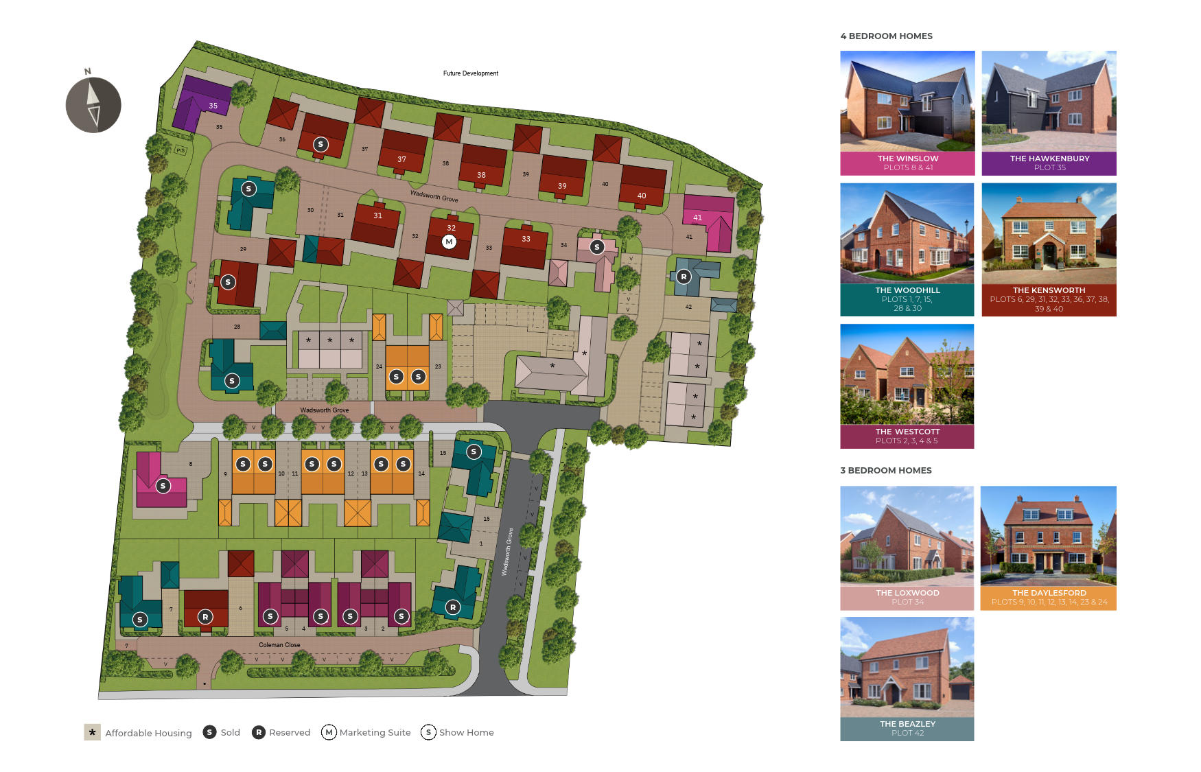 The Paddocks site plan