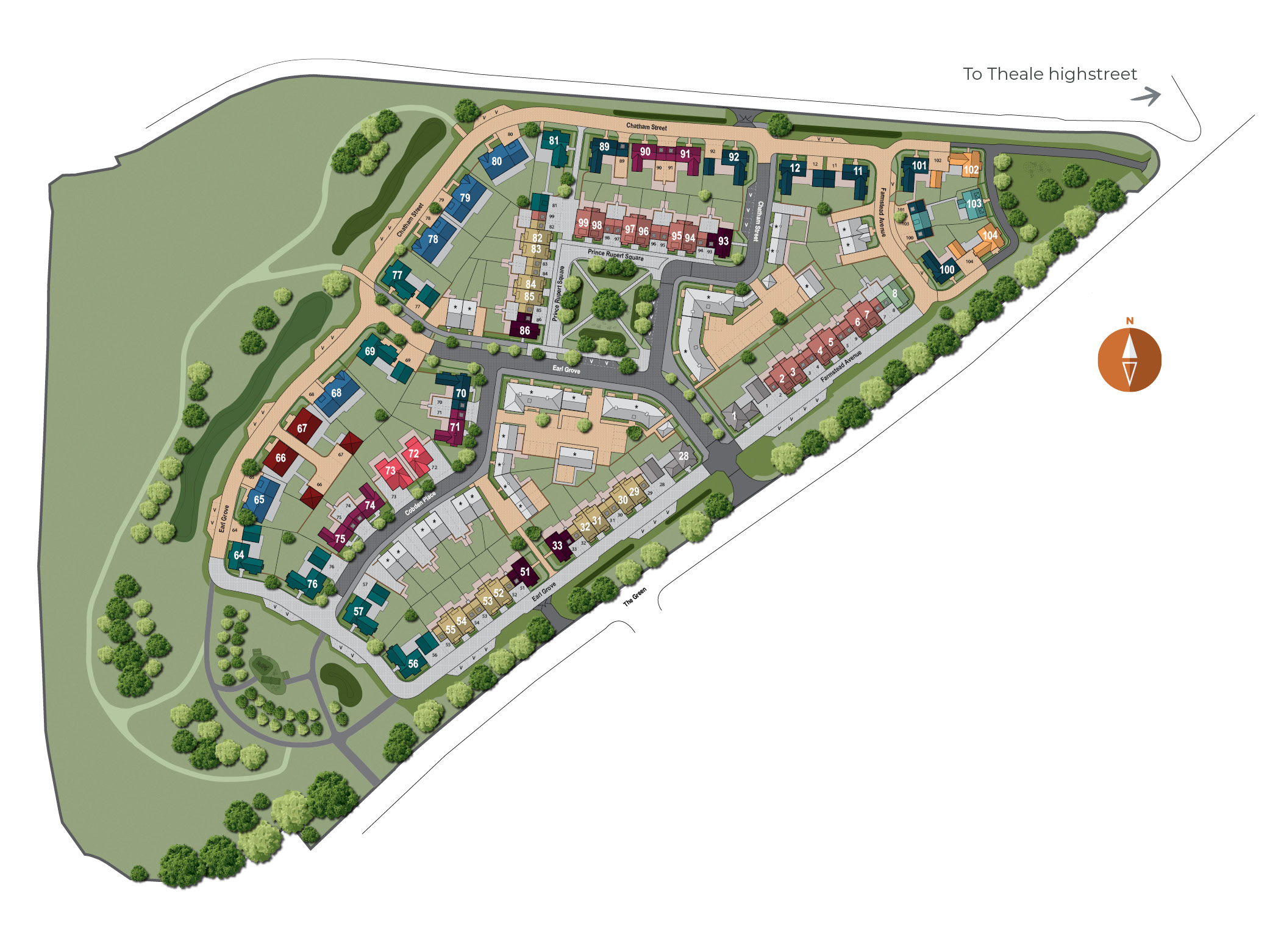Ochre Meadows site plan