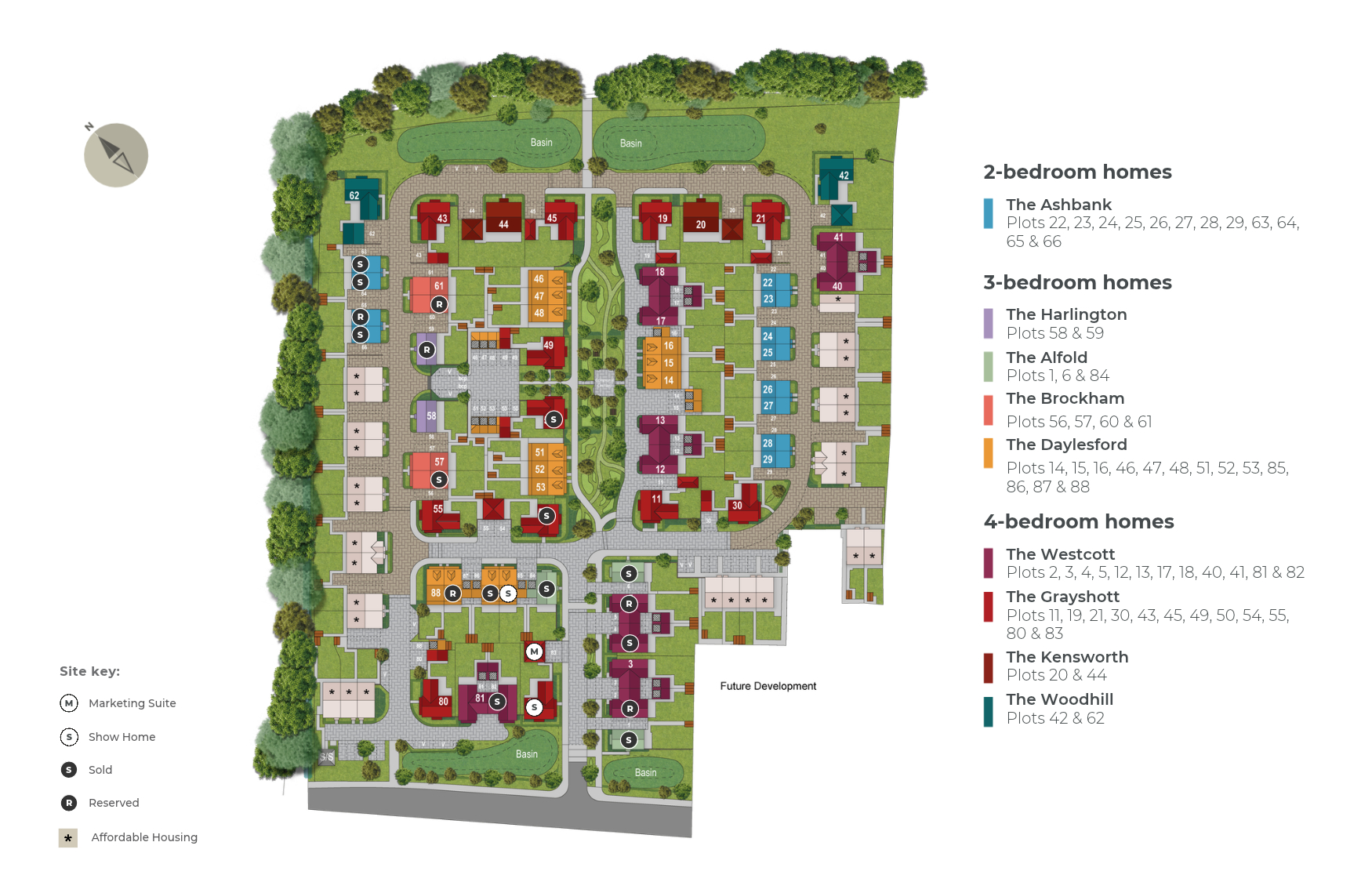 Warwick Place site plan